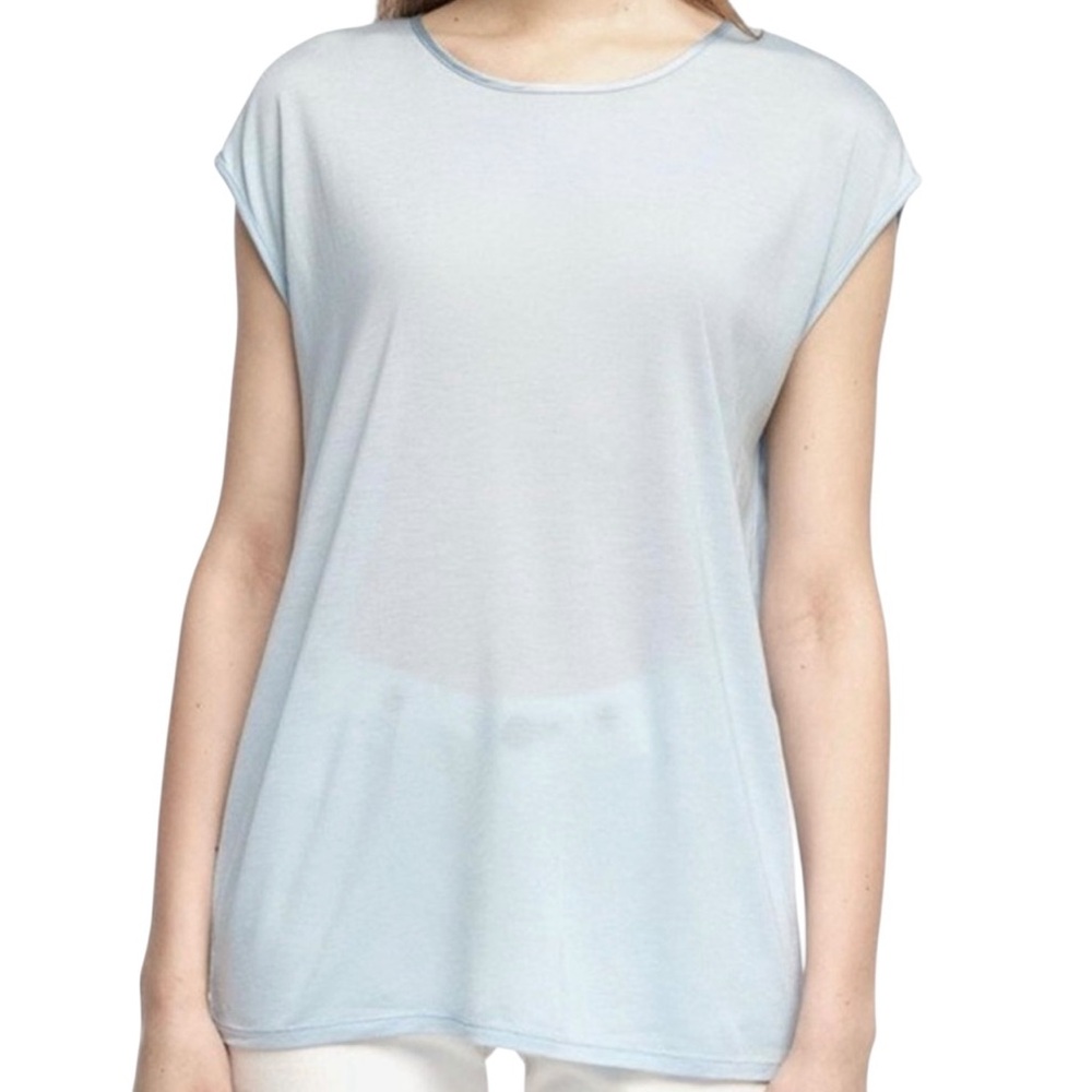 NWT Rag & Bone Blue Cap Sleeve Relaxed Tee